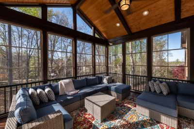 Sunroom with Deck Access